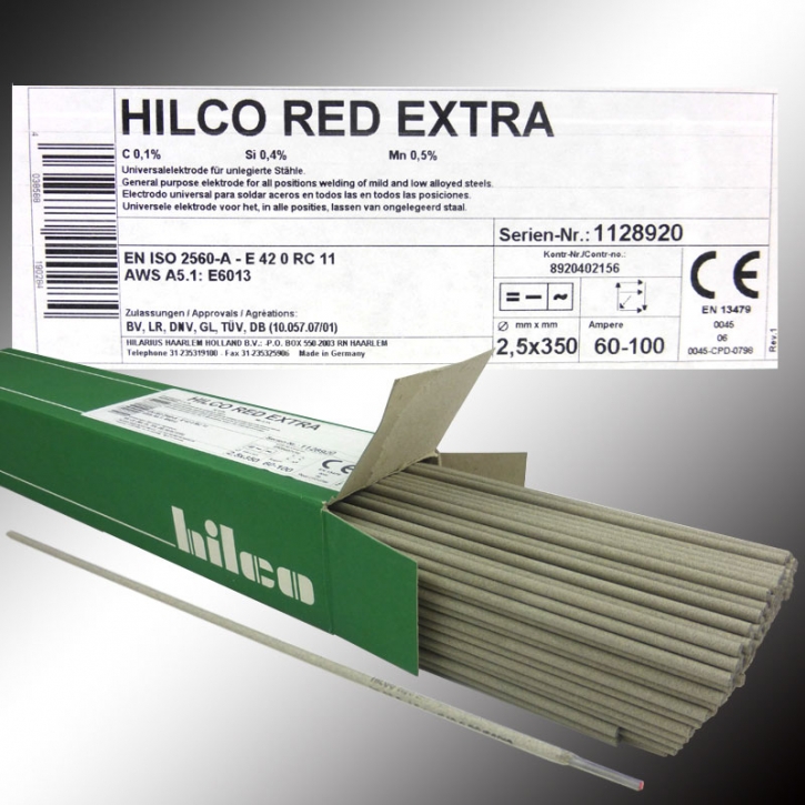 Universal Elektroden Stabelektroden E6013 Hilco Red Extra 2,5mm
