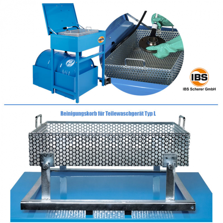 Reinigungskorb für Teilewaschgerät Teilereinigungsgerät Typ L von IBS Scherer