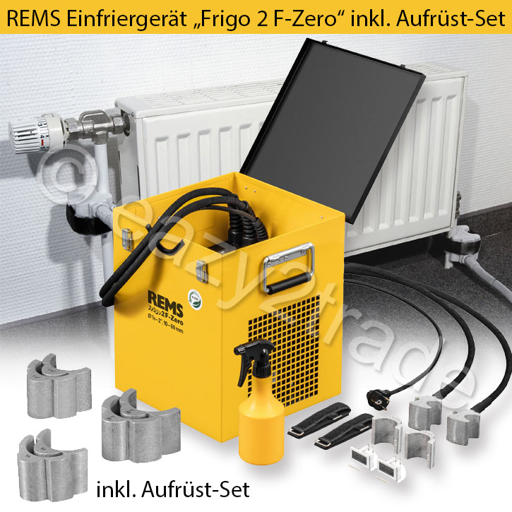 Rohreinfriergerät Frigo 2 F-Zero REMS | für Kunststoff, Stahl, Kupfer- u. Verbundrohre | Ø 10 - 60 mm (1/8" - 2")