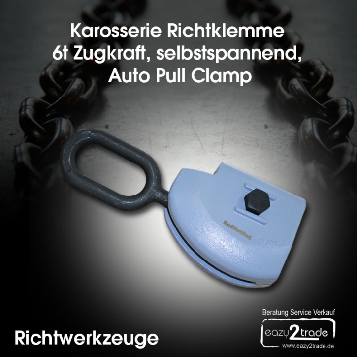 Karosserie Richtklemme Zugklemme 6t selbstspannend, variable Zugrichtung, Auto Pull Clamp