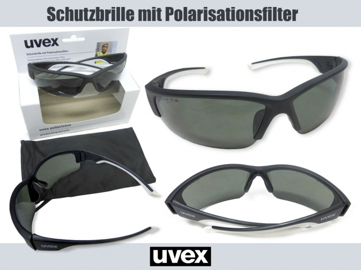Sonnenschutzbrille uvex Polavision UV 5-3,1 kratzfest