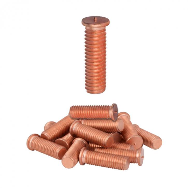 Schweißbolzen Gewinde FE-CU M5 x 16mm 100 Stück Schweißbolzen Gewinde FE-CU M5 x 16mm 100 Stück