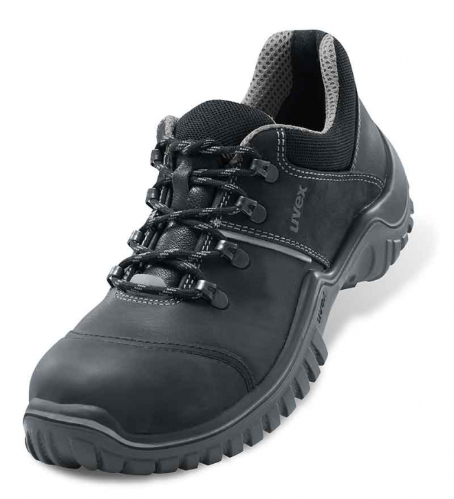 Sicherheitshalbschuhe S3 uvex Arbeitsschuhe schwarz Modell Motion Weite 11 Gr. 41-50
