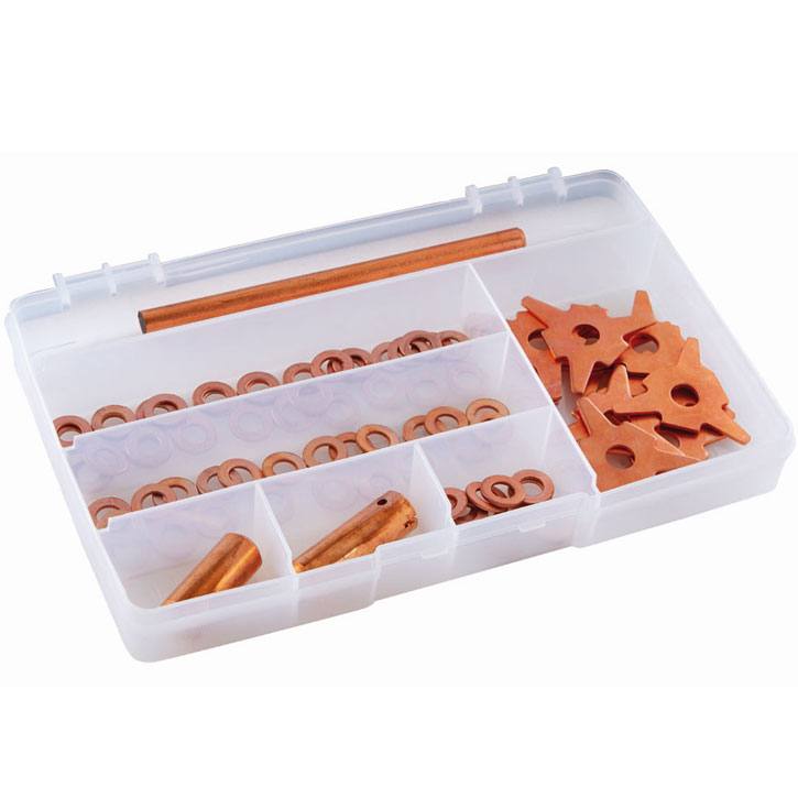 Spotter-Zubehör Box Verbrauchsmaterial Ausbeulen mit Spotter bzw. Punkt-, Bolzenschweißgerät