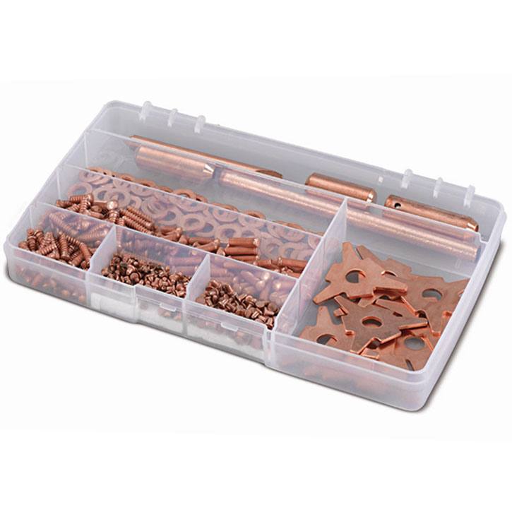 Spotter Zubehör Box - Komplett Set mit Verbrauchsmaterial zum Punktschweißen