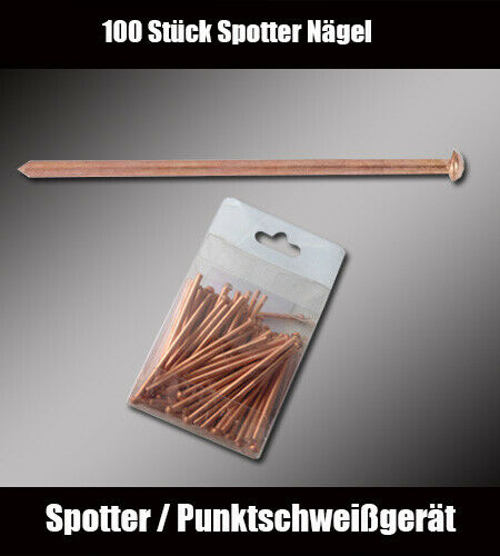 Spotter Nägel Stifte punktschweißen 100 Stück 2 x 50 mm