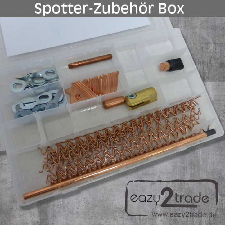 Spotter Zubehör Set Box 75 Teile Verschleißteile zum punktschweißen