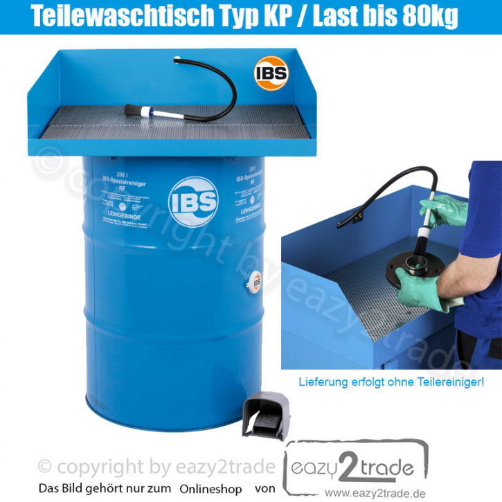 Teilewaschtisch Last bis 80kg Typ KP IBS Scherer