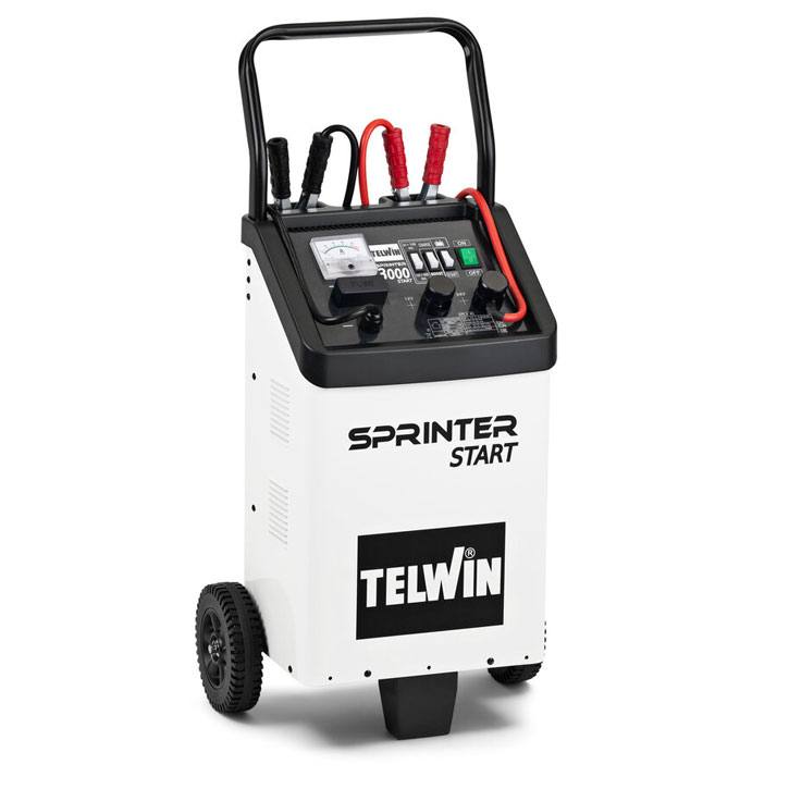 Telwin Sprinter 3000: 12V/24V Ladegerät & Starthilfegerät (BOOST) für WET/EFB Telwin Sprinter 3000: 12V/24V Ladegerät & Starthilfegerät (BOOST) für WET/EFB