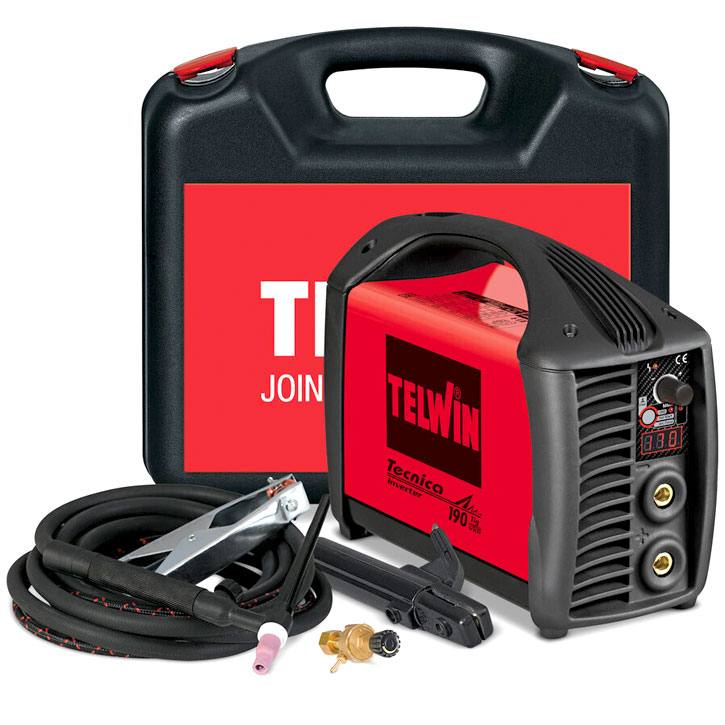 Telwin Tecnica TIG 190 DC VRD WIG-Schweißgerät mit E-Hand und Si