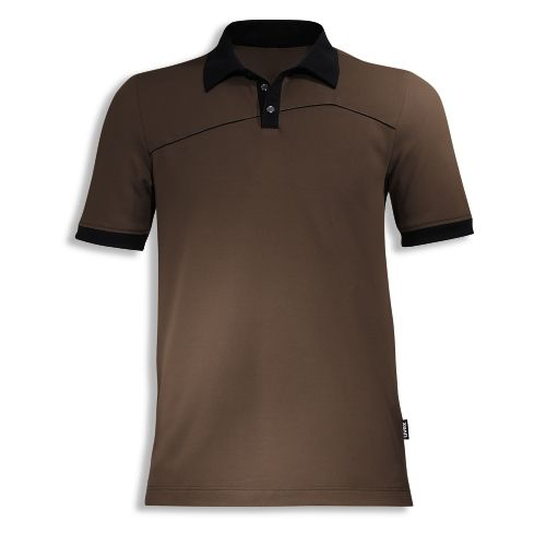 Poloshirt uvex perfeXXion kurzarm braun Größe 4XL