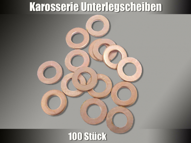 Unterlegscheiben Spotter Zubehör 8mm 100 Stück Fe-Cu