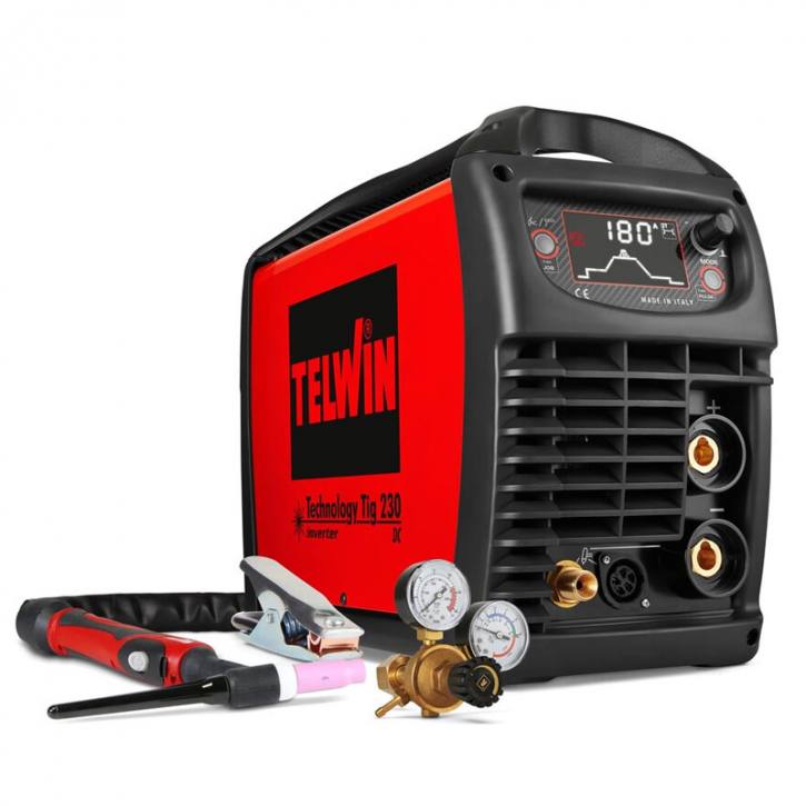 Telwin Technology TIG 230 DC-HF Inverter 220A mit WIG-Pulsfunkti