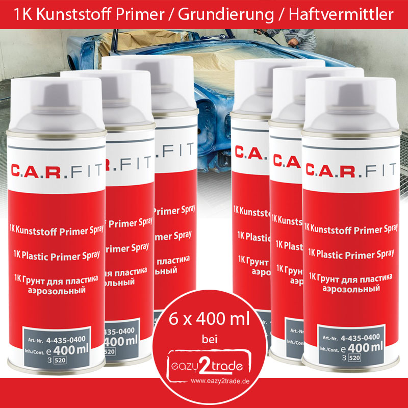 1K Kunststoffprimer, Kunststoff Haftvermittler 6x400ml