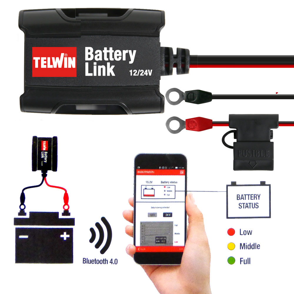 Batteriewächter - für 12-V-Batterien - Bluetooth - App