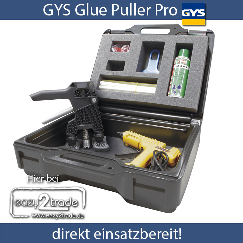 Smart-Repair Set Glue Dellenlifter + Klebepistole + Koffer