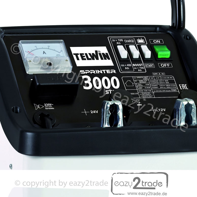 Ladegerät 12V/24V WET Batterie mit freiem Elektrolyt