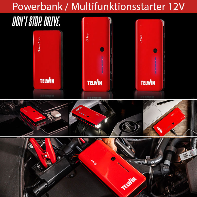 Kfz Starthilfe Powerbank 12V Drive 13000 Telwin TOP!