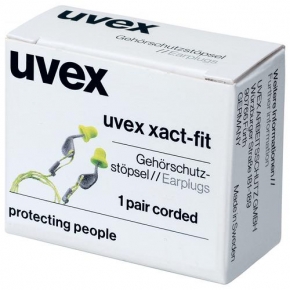 Einweggehörschutzstöpsel uvex xact-fit 50 Paar in Minibox
