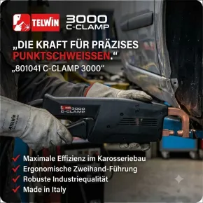 Telwin C-CLAMP 3000 manuelle Punktschweißzange für Ausbeulspotter