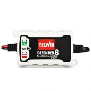 Telwin DEFENDER 8: Intelligentes 6V / 12V Erhaltungsladegerät (AGM, GEL, EFB) | TRONIC