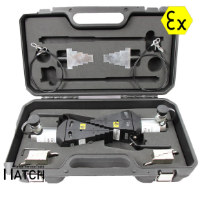 Hydraulischer Flanschspreizer ATEX im Doppelpack | 15,5t | 700 bar Hydraulische Handpumpe TWIN Anschluß