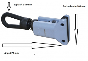 Zugklemme 6t selbstschließend Karosserie-Instandsetzung