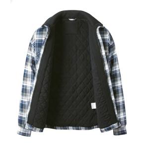 Thermohemd Arbeitsjacke gefüttert | Modell Inuvik mit Reißverschluss