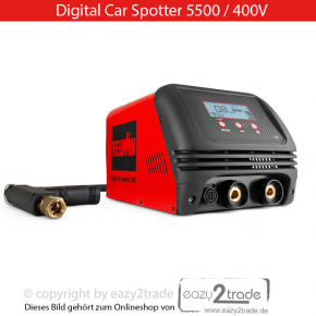 Ausbeulspotter 400V | Digital Car Spotter 5500 inkl. Punktschweißzange Fahrwagen Zubehör | Telwin