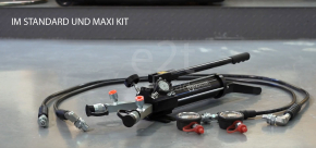 Hydraulischer Flanschspreizer 24t SWi20/25TE 700 bar Hydraulikzylinder Mini Kit