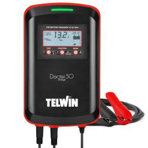 Telwin Doctor Charge 50 Professioneller 6V/12V/24V Battery Manager mit Starthilfe