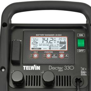 Telwin Doctor Start 330: Profi Starthilfe, Ladegerät & Batterie Diagnose 12V/24V