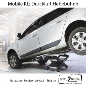 Mobile Druckluft Hebebühne Fahrzeug Kfz Auto PKW