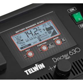 Telwin Doctor Start 630 |5-in-1 Profi Starthilfe & Batteriemanager | 12V/24V bis 1050 Ah