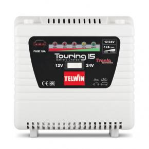Telwin Touring 15 TRONIC: 12V/24V Ladegerät für PKW & Motorrad (bis 115 Ah