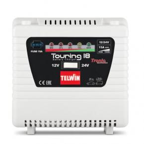 Telwin Touring 18 TRONIC: 12V/24V Ladegerät bis 180 Ah (PKW, Transporter, LKW)