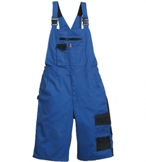Arbeitslatzhose kurz Arbeitsshorts blau schwarz Korsar