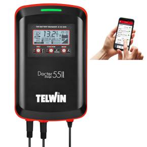 Telwin Doctor Charge 55 Connect Profi Battery Manager mit App und Pulse Tronic