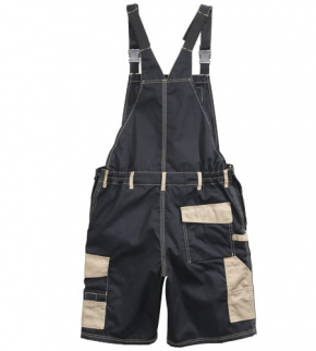 kurze Latzhose, Arbeitslatzhose, Latzbermuda, Arbeitshose