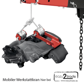 Mobiler Werkstattkran für LKW | Hebekran mit Hebewerkzeug bis 200kg