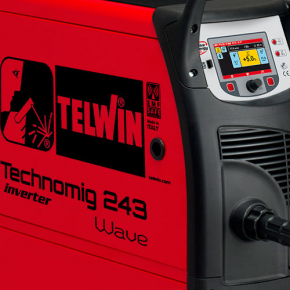 Technomig 243 Wave für Karosserie | MIG/MAG, WIG DC-Lift, E-Hand, Fülldraht | 3 Brenner + Zubehör