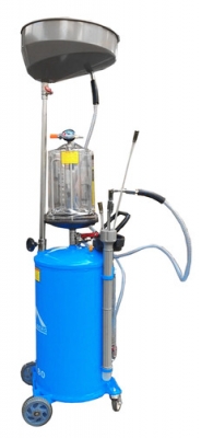 Ölabsauggerät Kfz Druckluft | Pneumatisch mit Auffangbehälter 13 Liter | Trommelberg