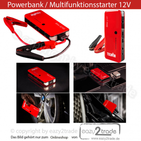 Starthilfe Powerbank 12V Jumpstarter inkl. Startkabel | 2 USB Ausgänge | DRIVE 1250 Telwin