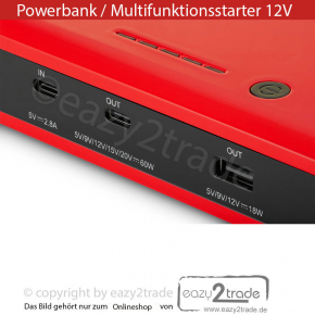 Starthilfe Powerbank 12V Jumpstarter inkl. Startkabel | 2 USB Ausgänge | DRIVE 1250 Telwin