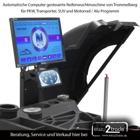 Automatische Reifenwuchtmaschine bis 70 kg