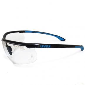 uvex Schutzbrille sportstyle, Scheiben klar, kratzfest beschlagfrei EN 166/170 CE 9193.376