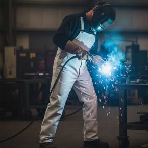 Schweißerlatzhose Nico aus Rinds-Vollleder