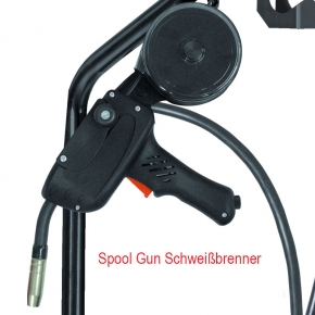 Schutzgas-Schweißgerät 2 MIG MAG Brenner 1 Spool Gun Technomig 223 Treo Synergic