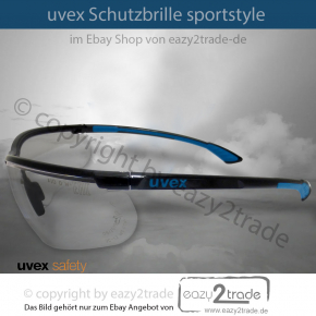 uvex Schutzbrille sportstyle supravision extreme EN 166, 170 UV 400 2C-1,2 W 1 FTKN CE 9193.376
