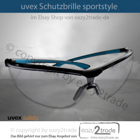 uvex Schutzbrille sportstyle supravision extreme EN 166, 170 UV 400 2C-1,2 W 1 FTKN CE 9193.376